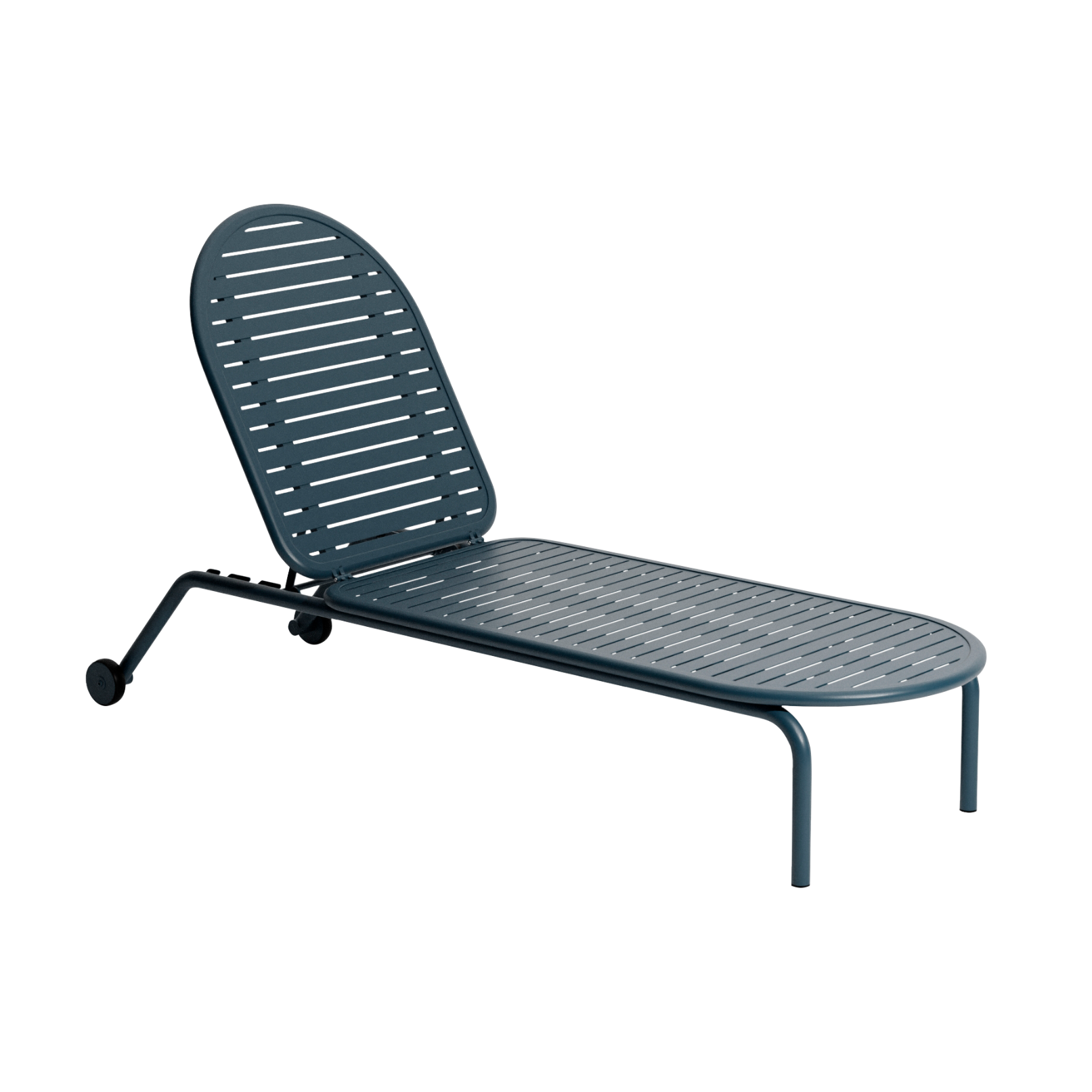 WEEK-END garden lounger in gray-blue