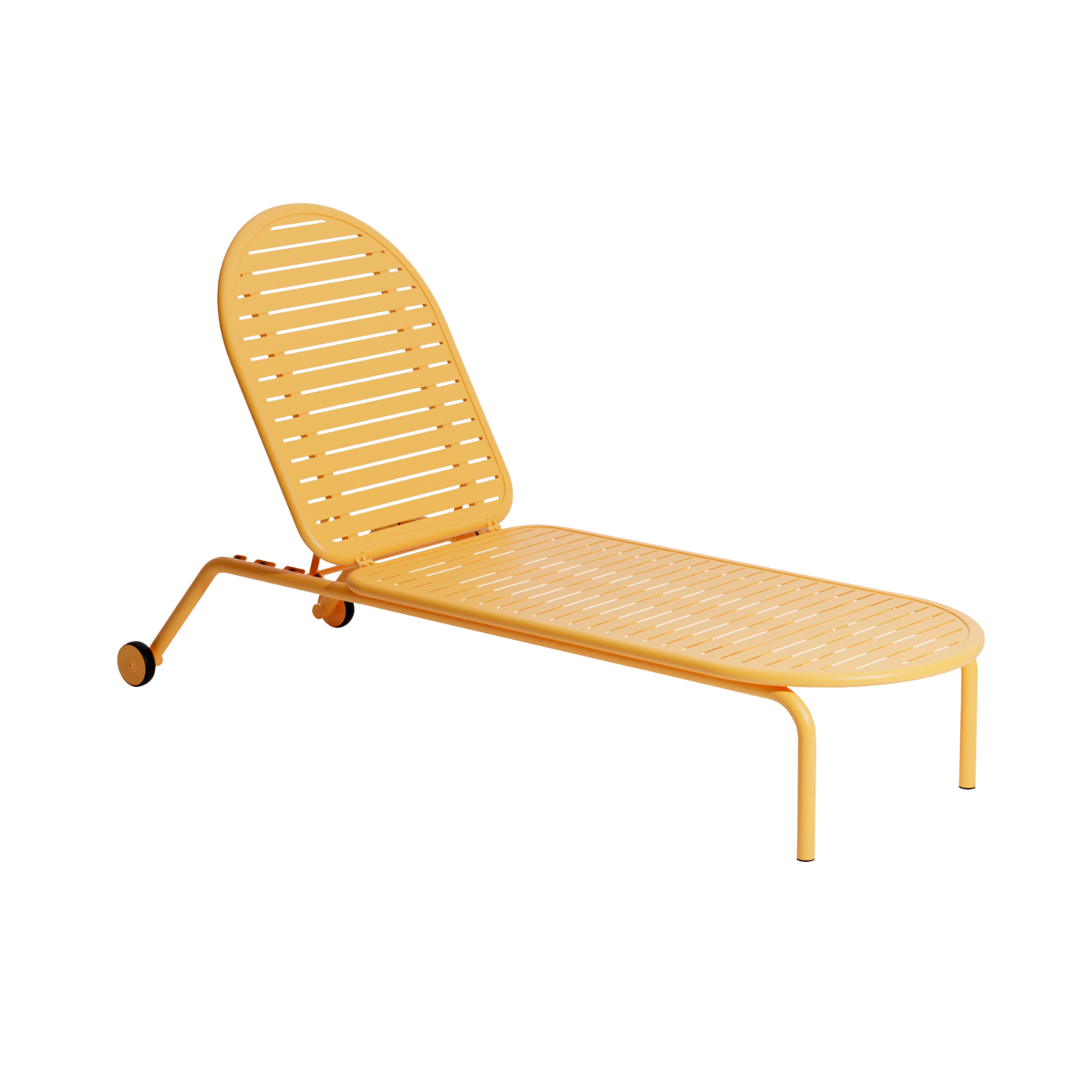 WEEK-END garden lounger in dark yellow
