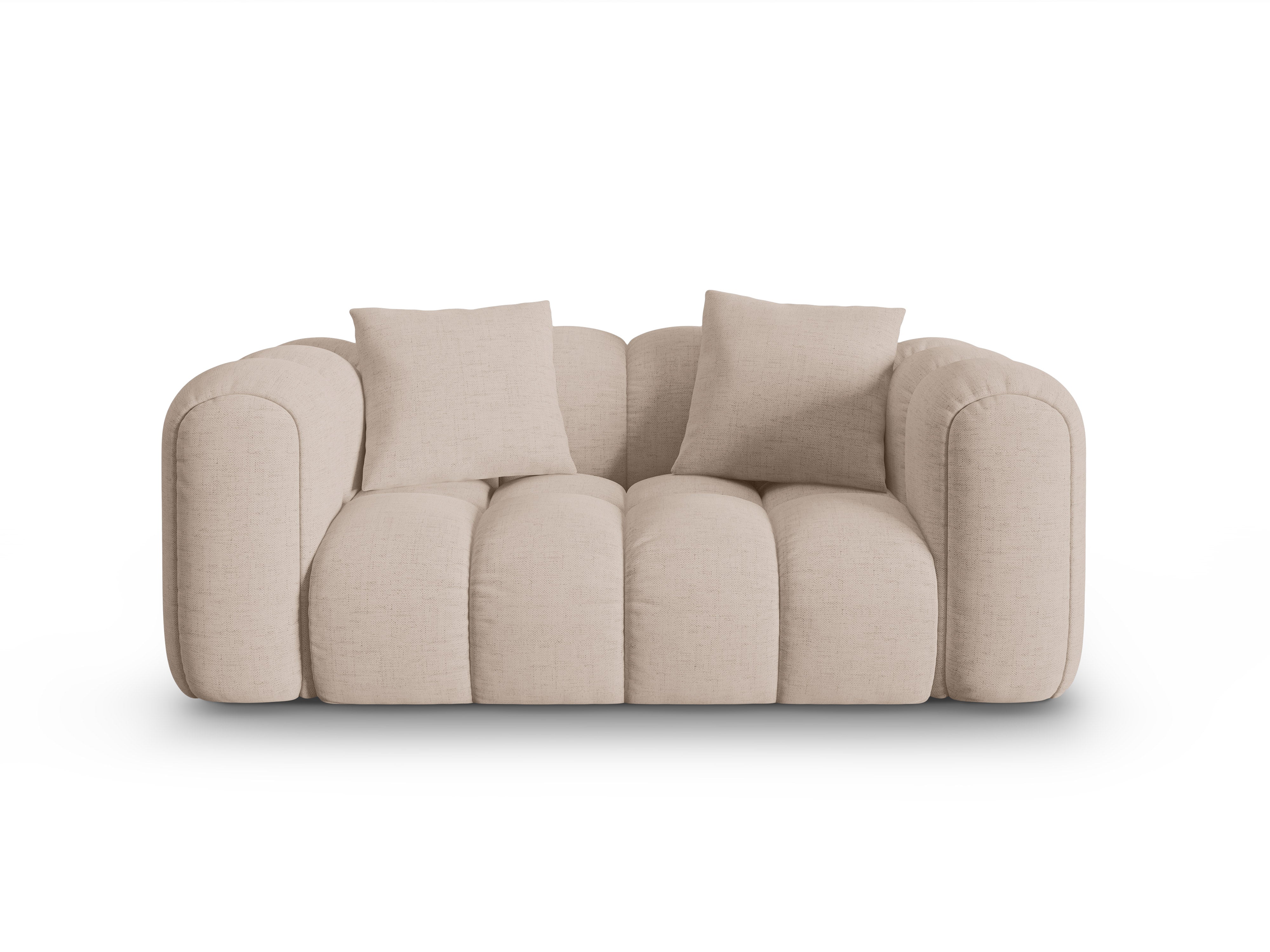 Sofa 2-sitzig ASTRO cappuccino Chenille
