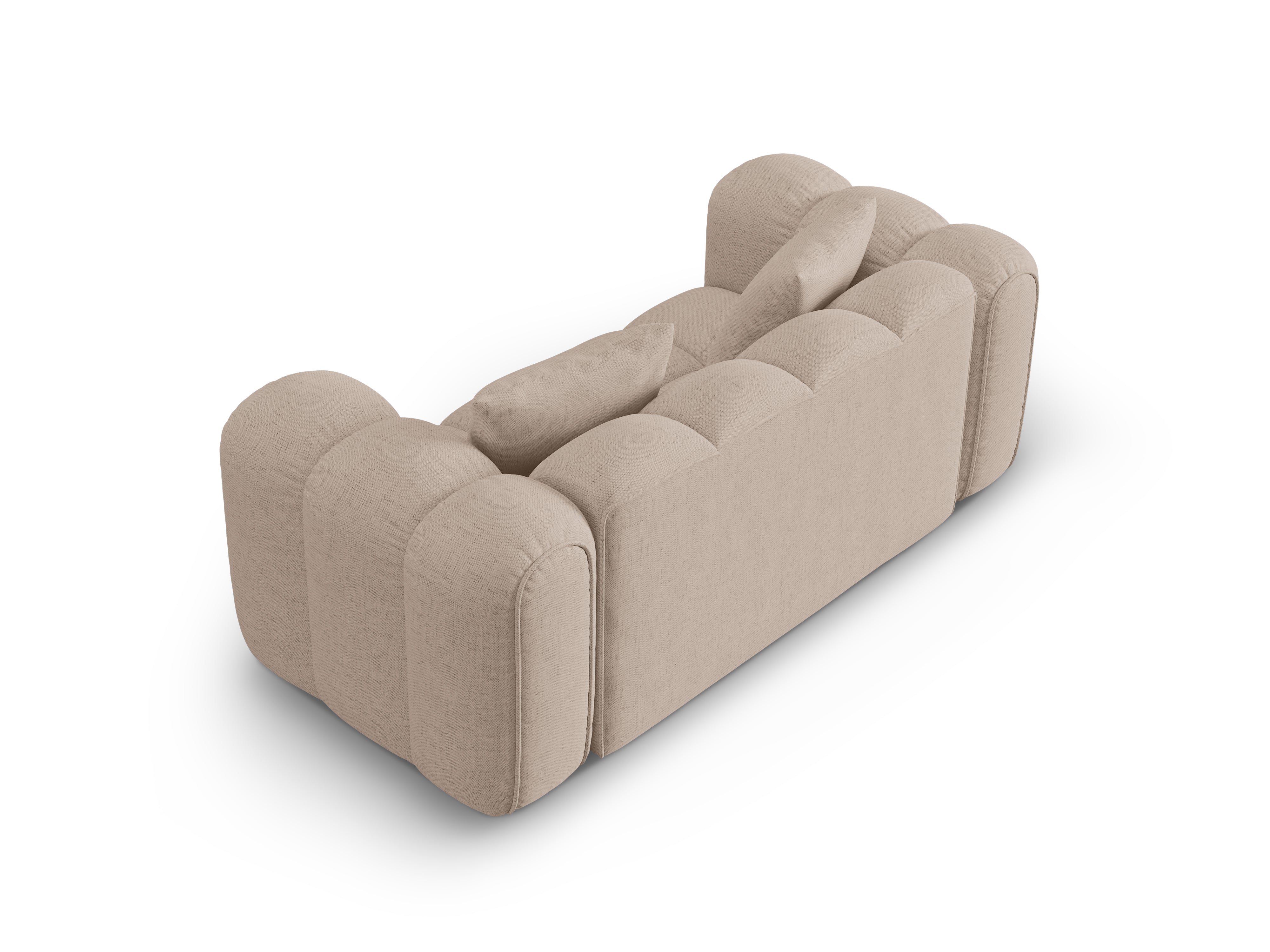Sofa 2-sitzig ASTRO cappuccino Chenille