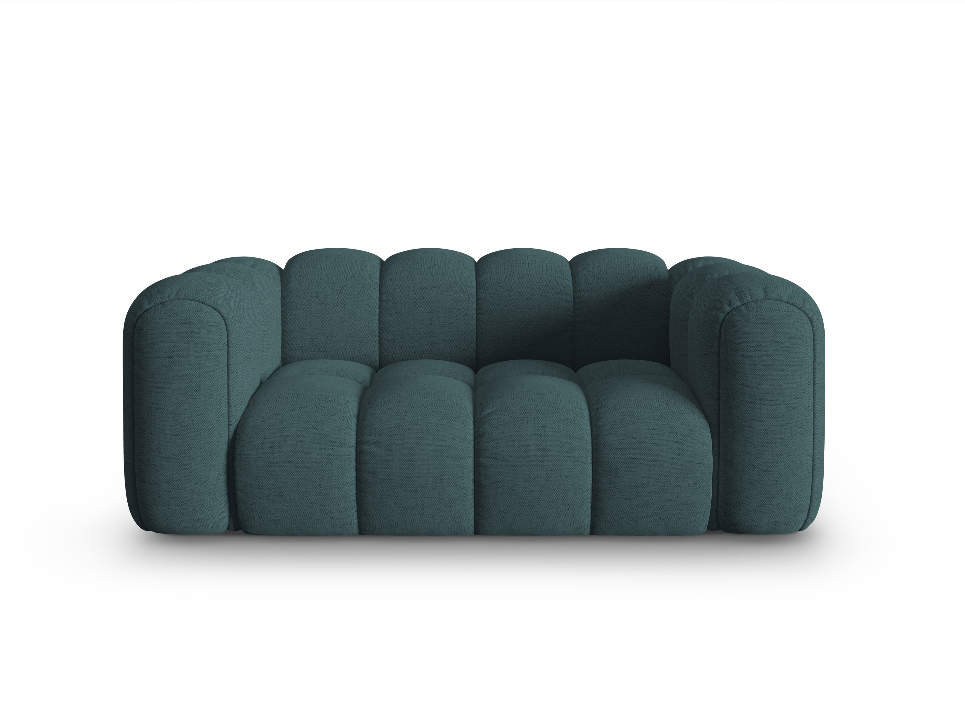 Sofa 2-sitzig ASTRO türkisfarbener Chenille
