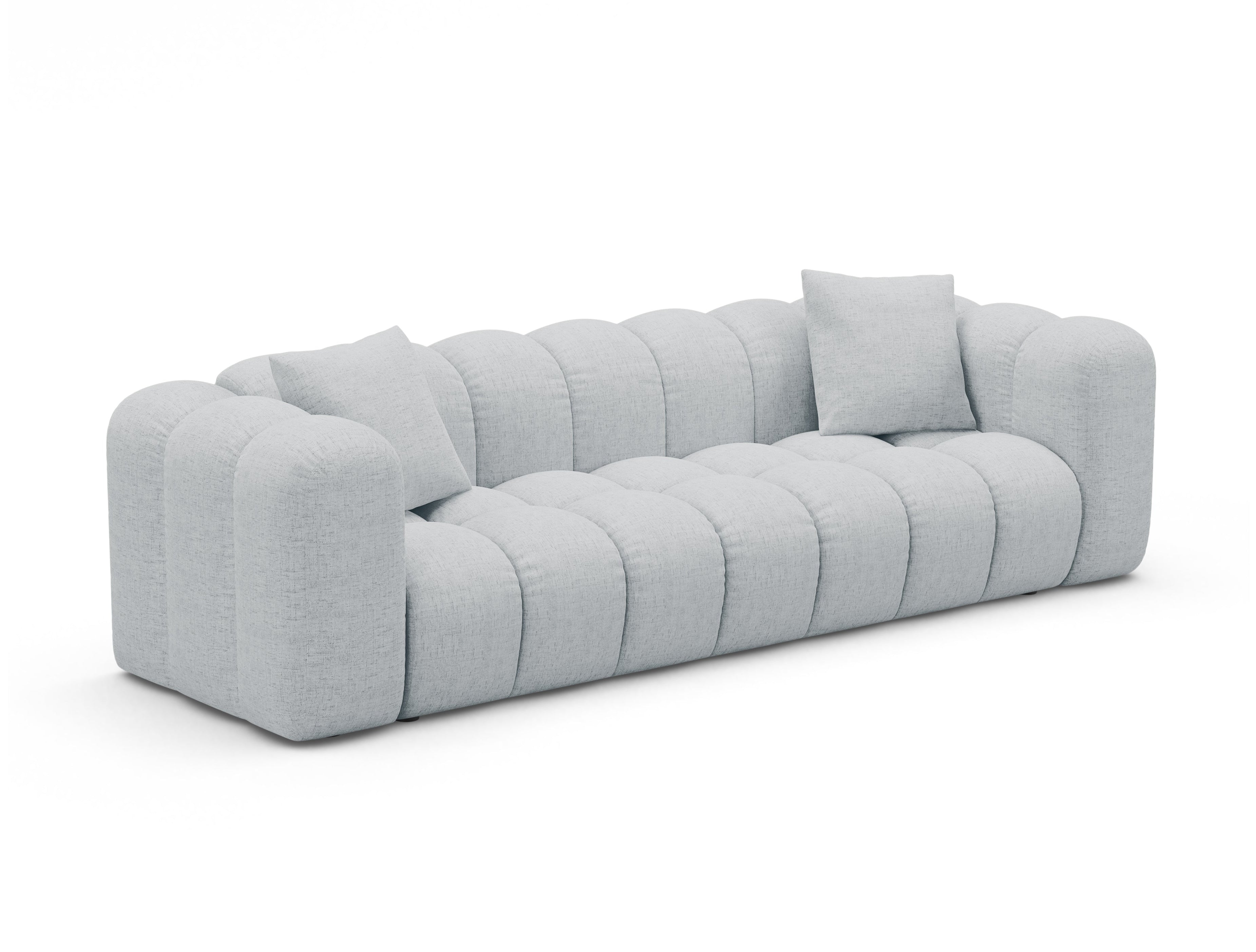 Sofa z funkcja spania ASTRO jasnoszary szenil