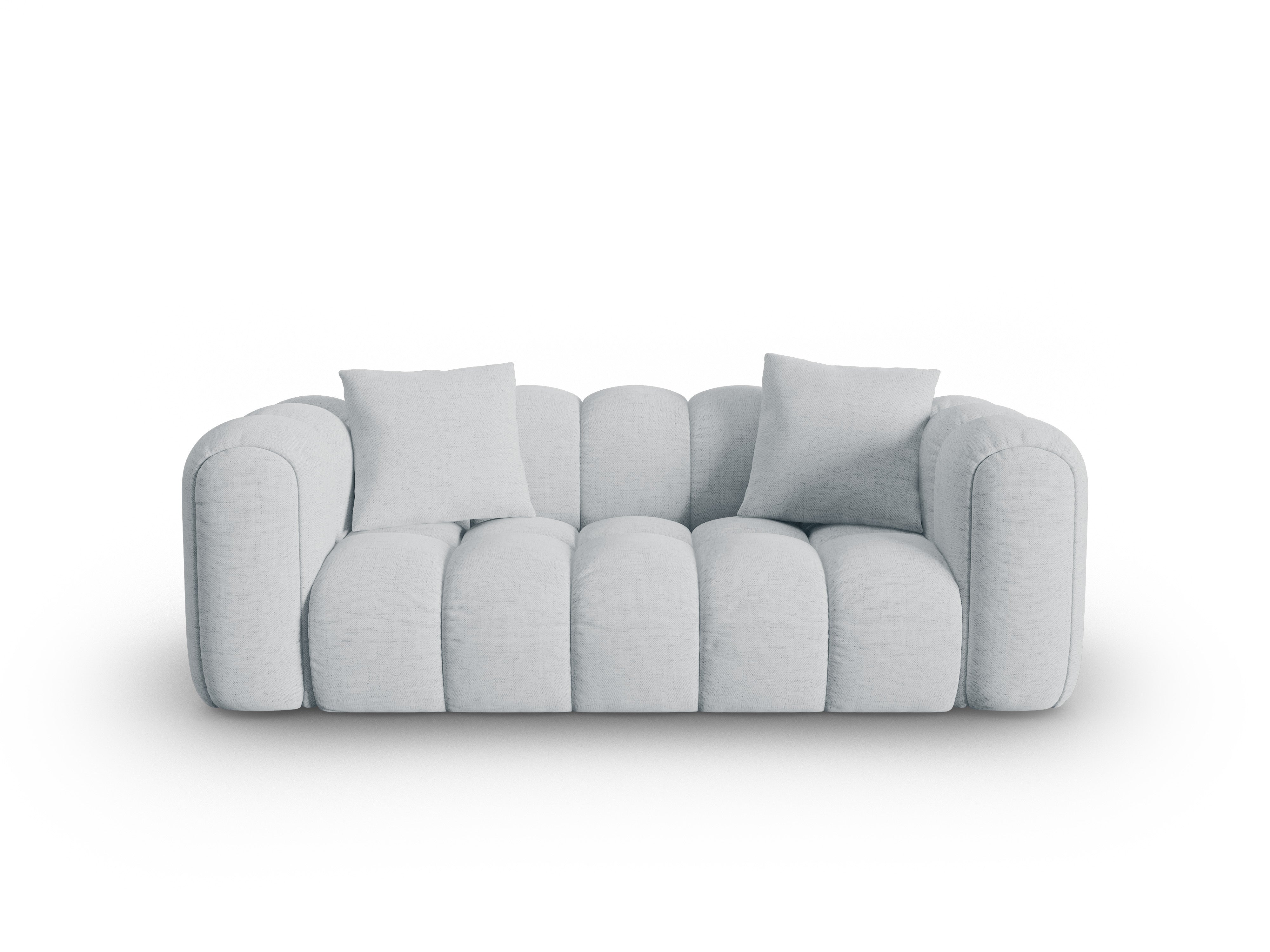 Sofa 3-osobowa ASTRO jasnoszary szenil