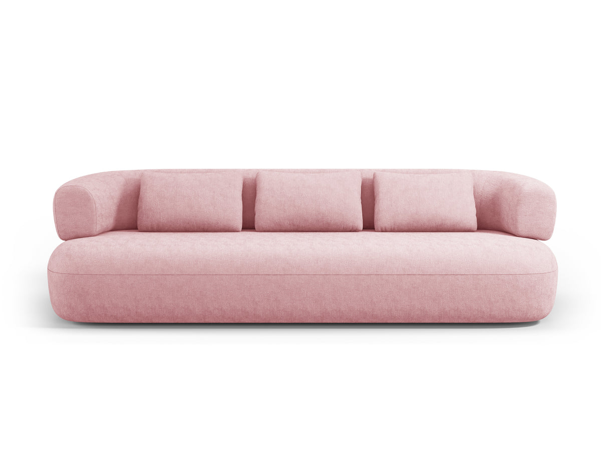 3.5-Seater Sofa ALDRIN Pink Chenille
