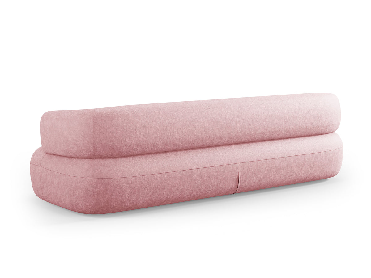 3.5-Seater Sofa ALDRIN Pink Chenille