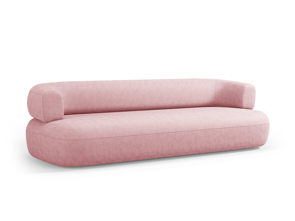 3.5-Seater Sofa ALDRIN Pink Chenille