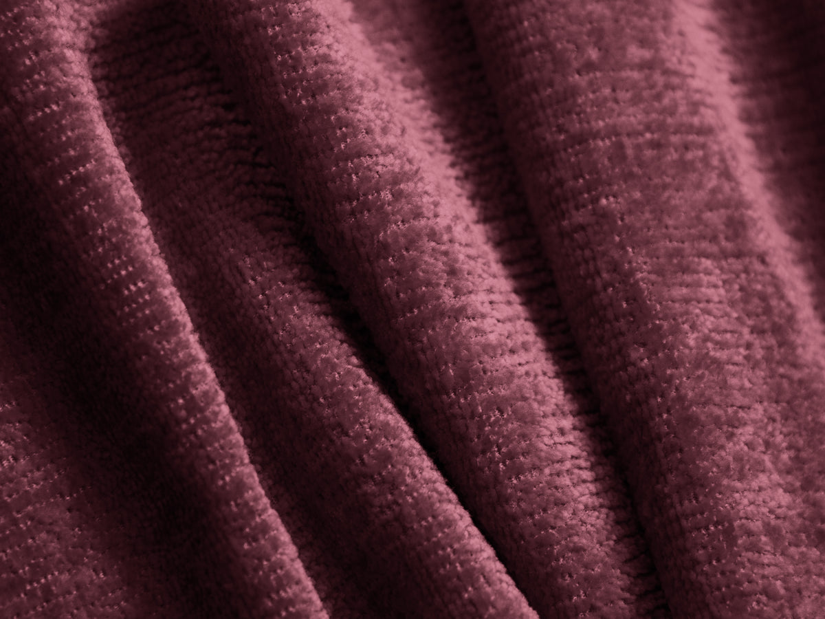 3.5-Seater Sofa ALDRIN in Crimson Chenille