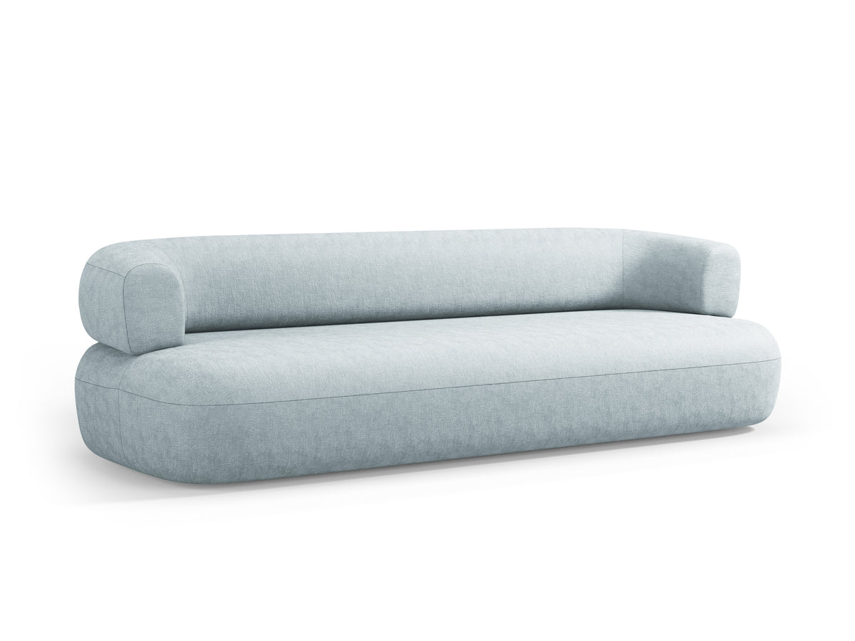 Aldrin 3.5-Seater Sofa in Blue Chenille