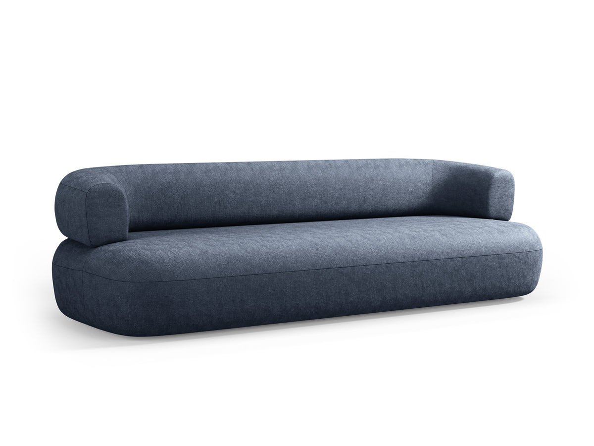 Aldrin 3.5-Seater Sofa in Navy Chenille