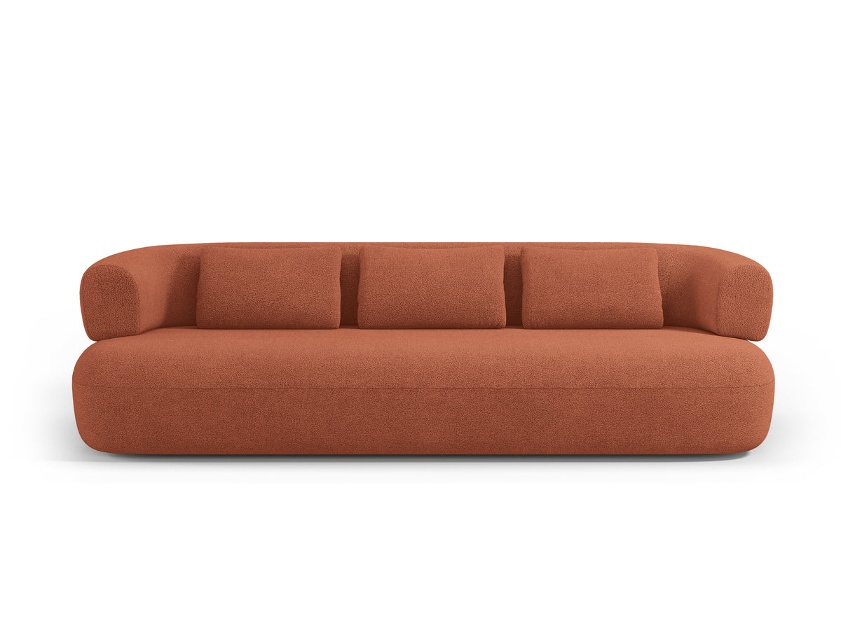 Aldrin 3.5-Seater Sofa in Brick Boucle