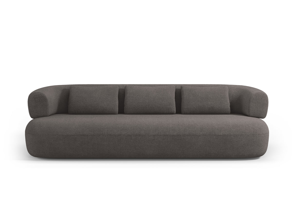 Aldrin 3.5-Seater Sofa in Gray Boucle