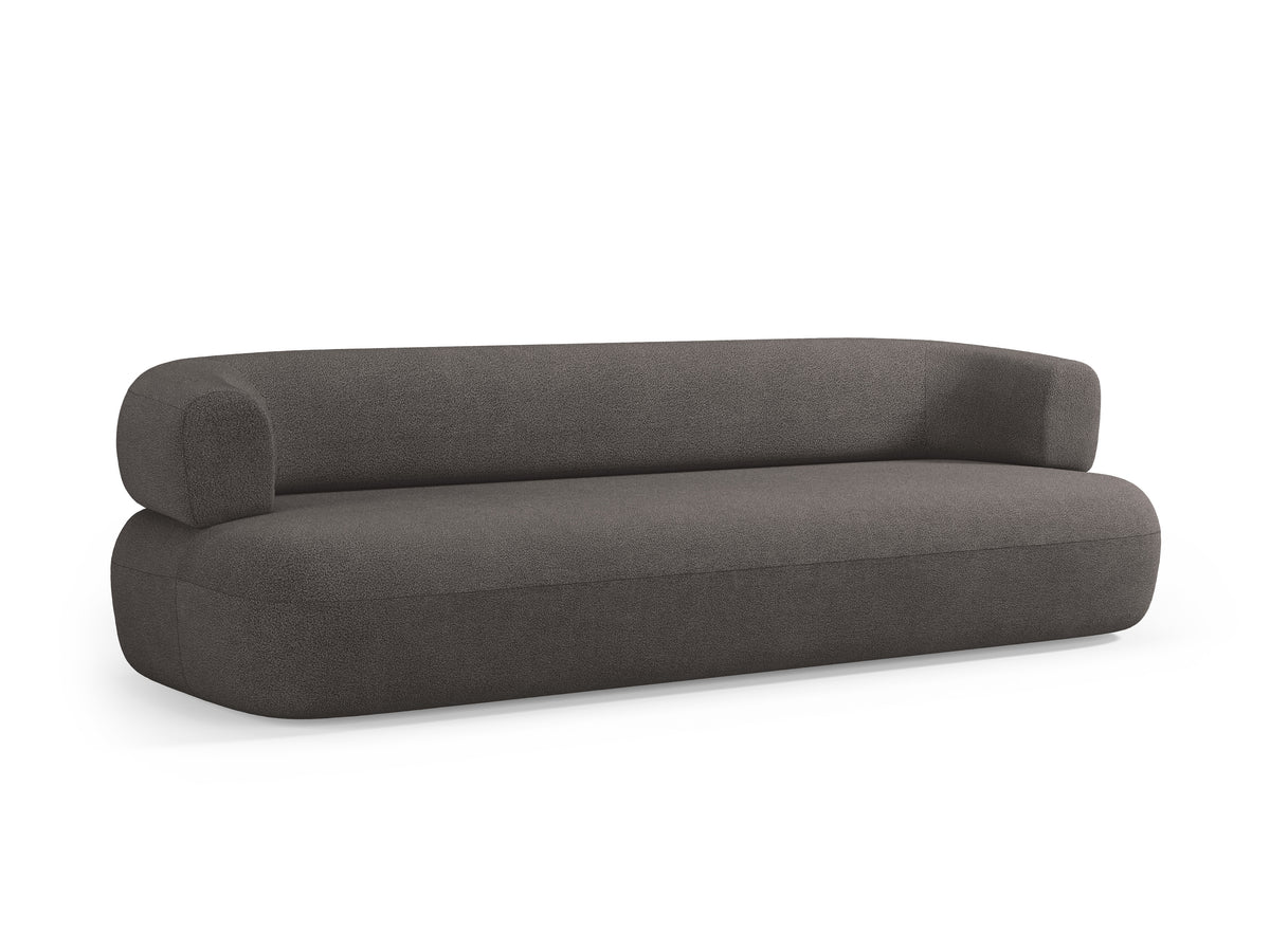 Aldrin 3.5-Seater Sofa in Gray Boucle