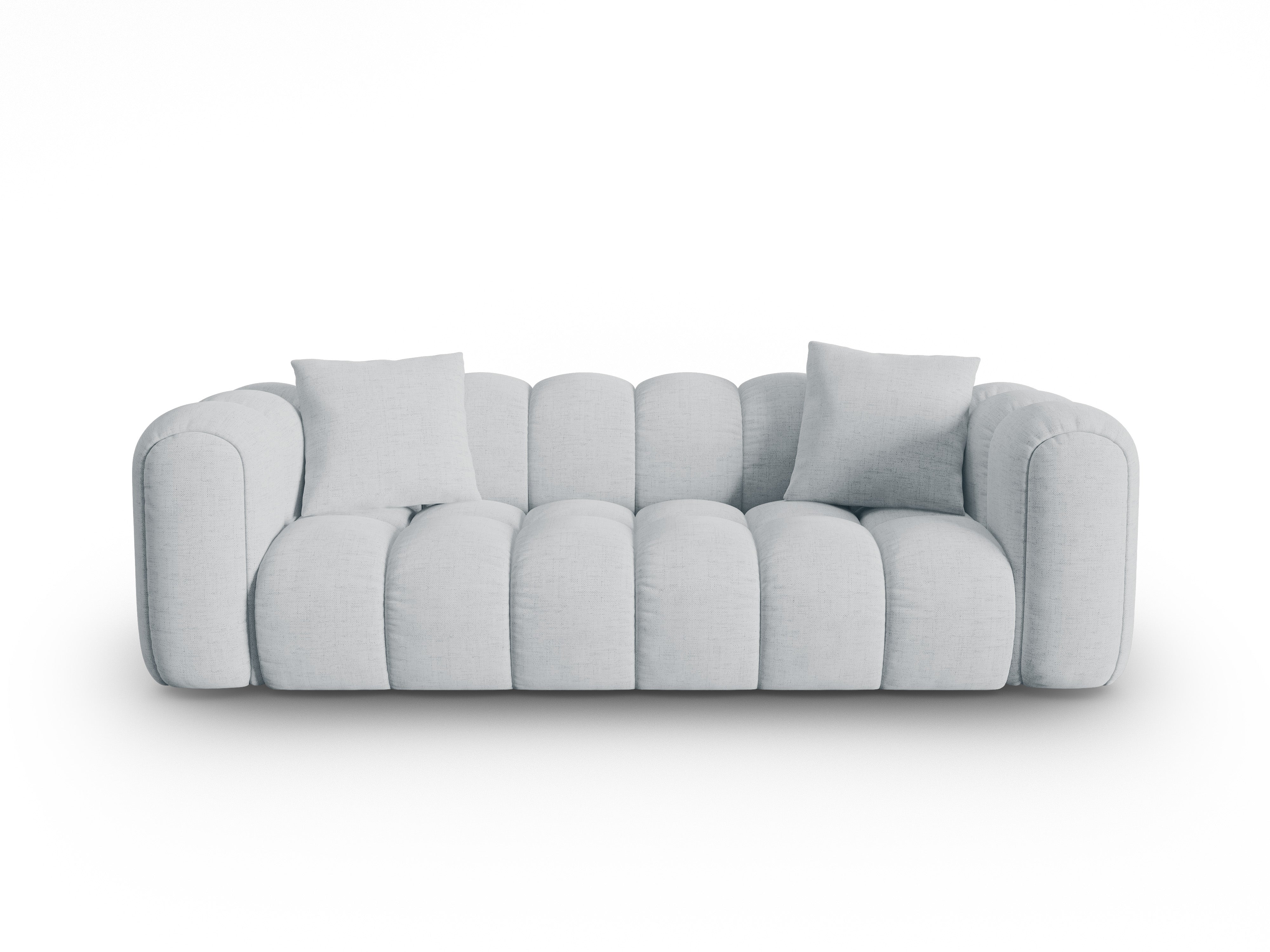 Sofa 4-osobowa ASTRO jasnoszary szenil