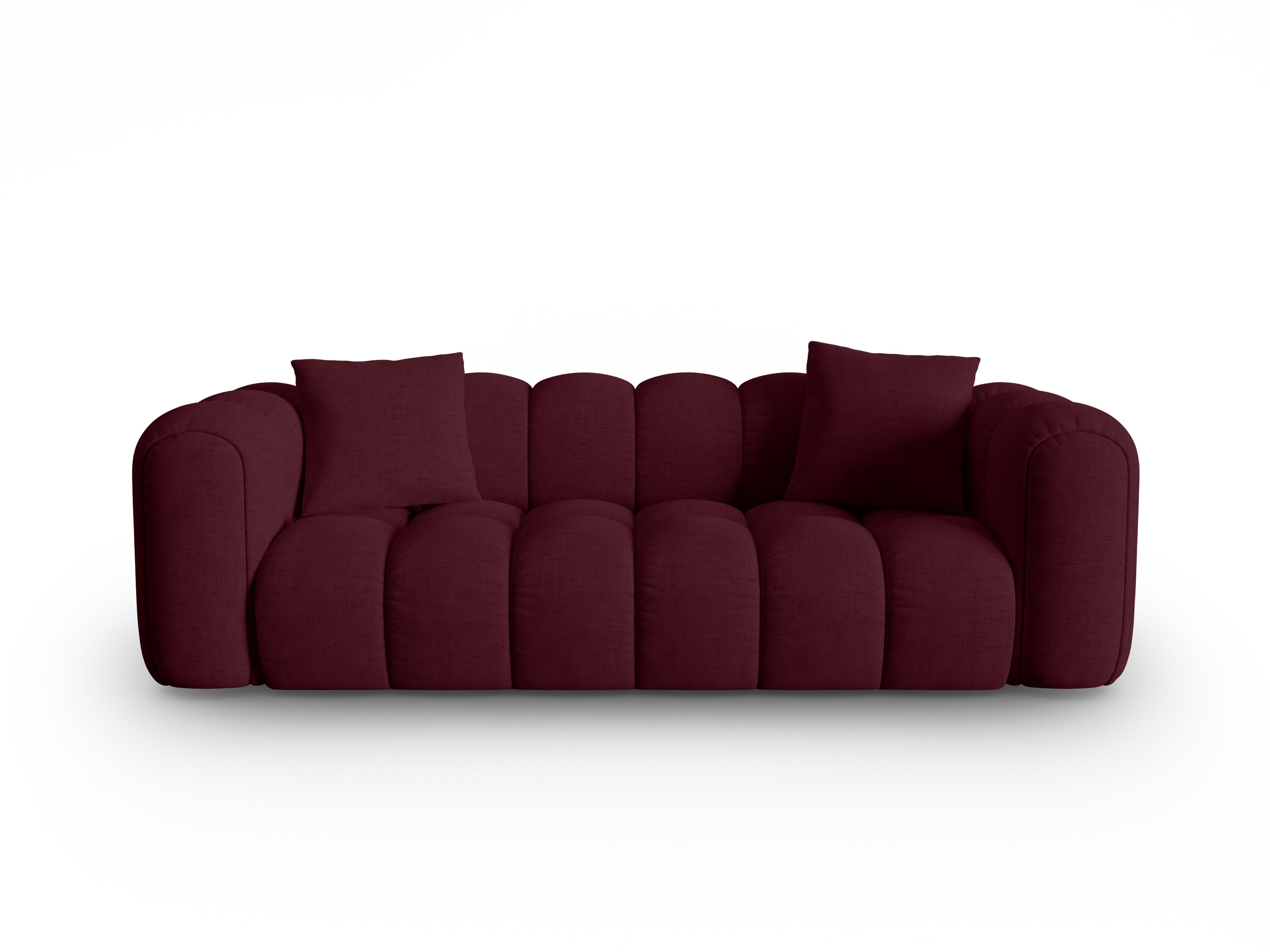 Sofa 4-osobowa ASTRO burgundowy szenil