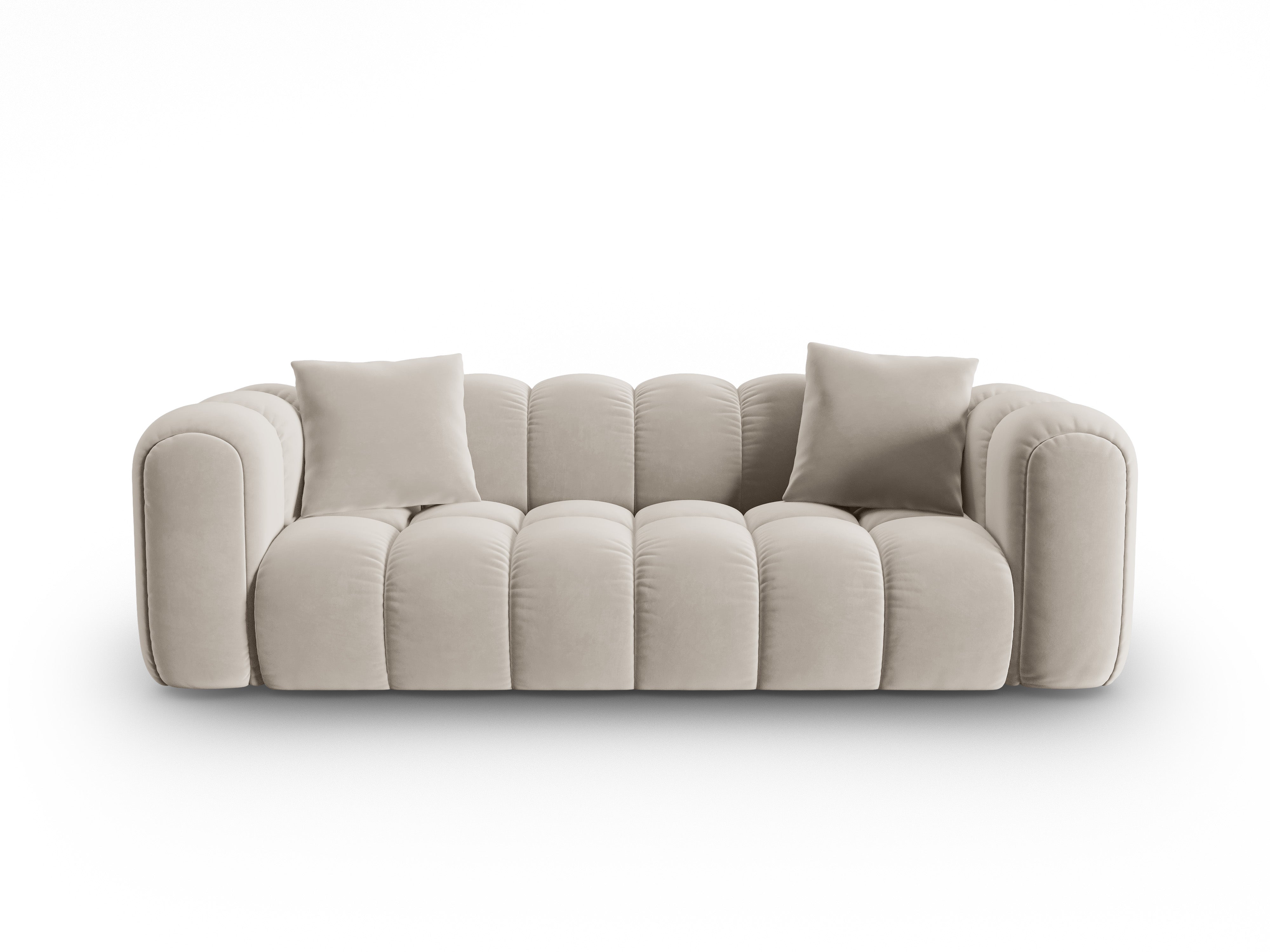 Sofa aksamitna 4-osobowa ASTRO ecru