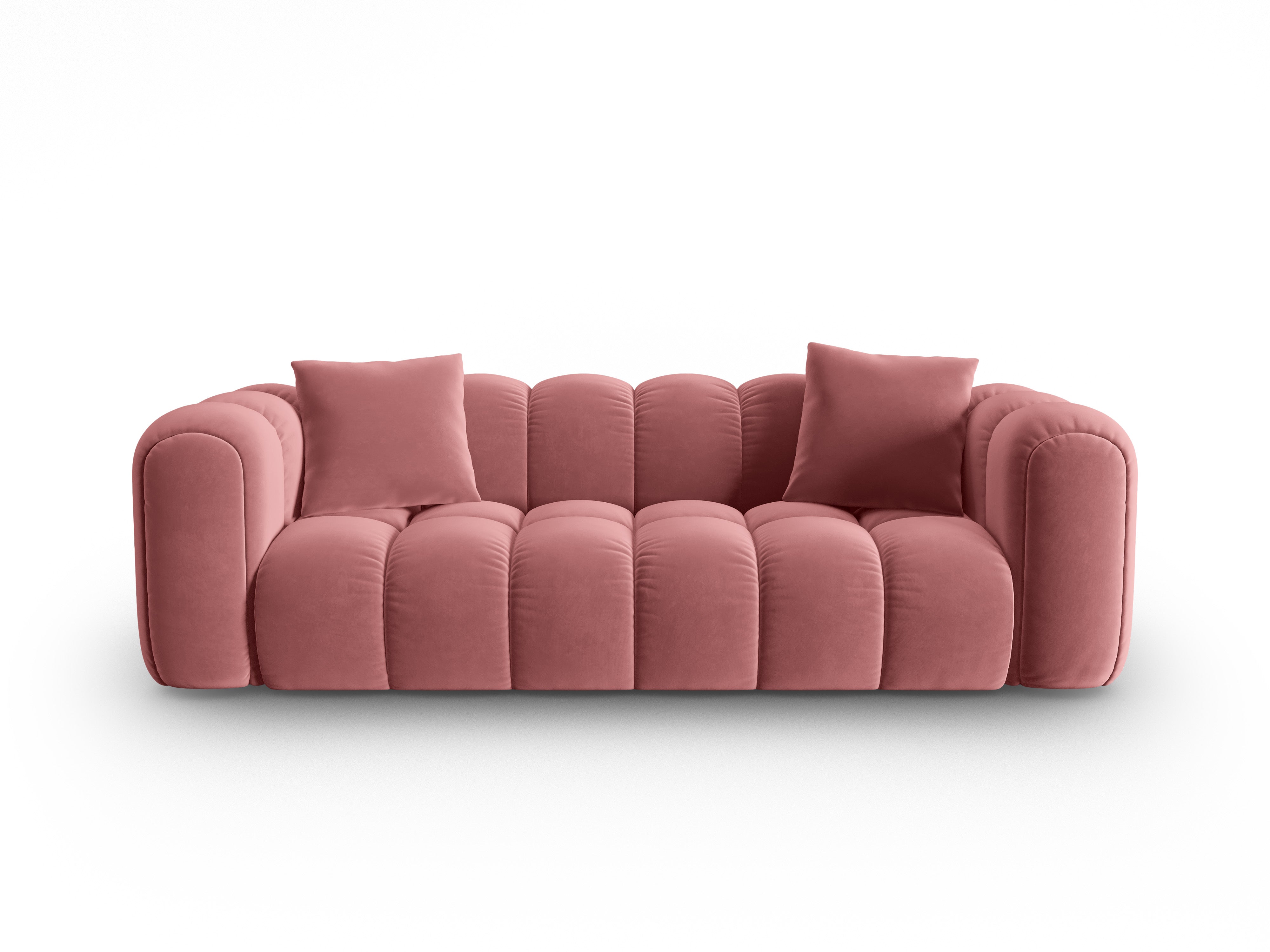 Sofa aksamitna 4-osobowa ASTRO różowy