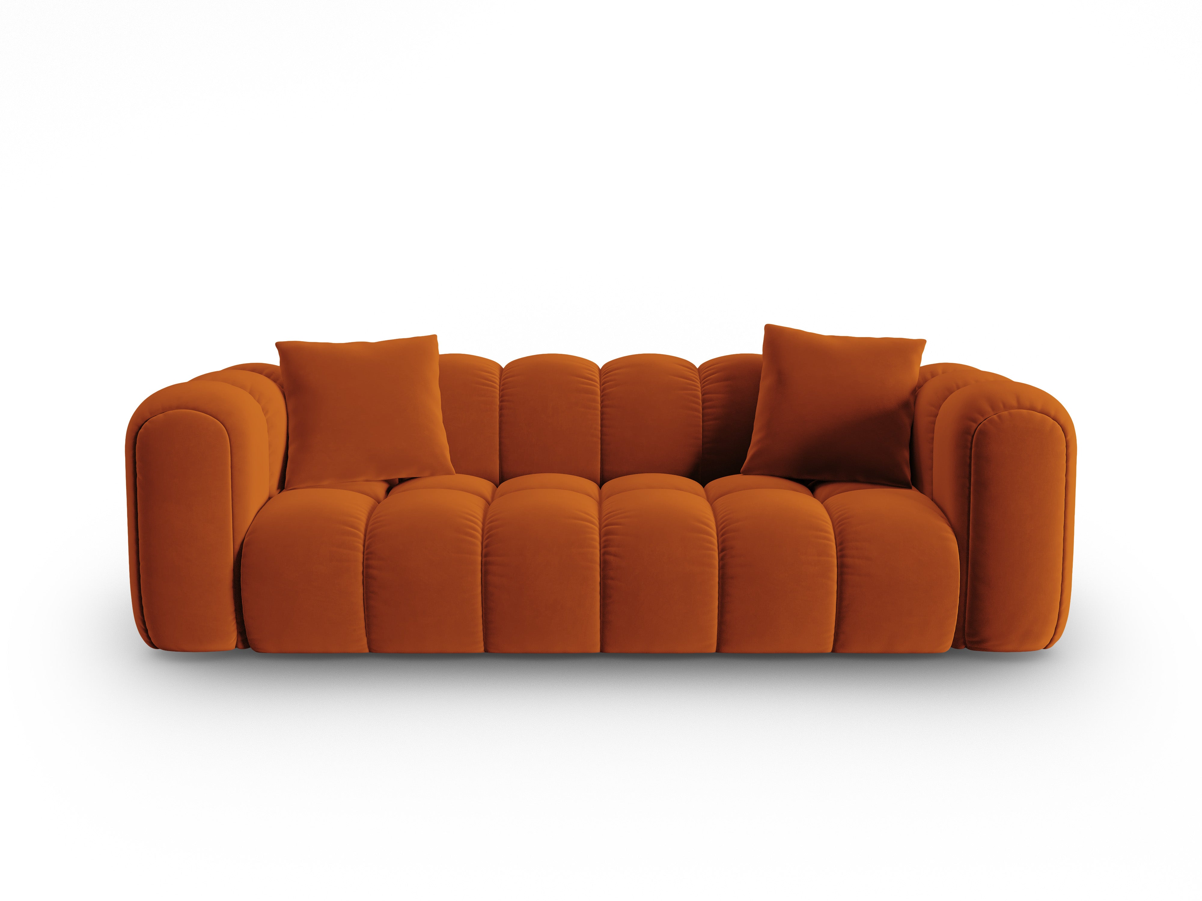 Sofa aksamitna 4-osobowa ASTRO rudy