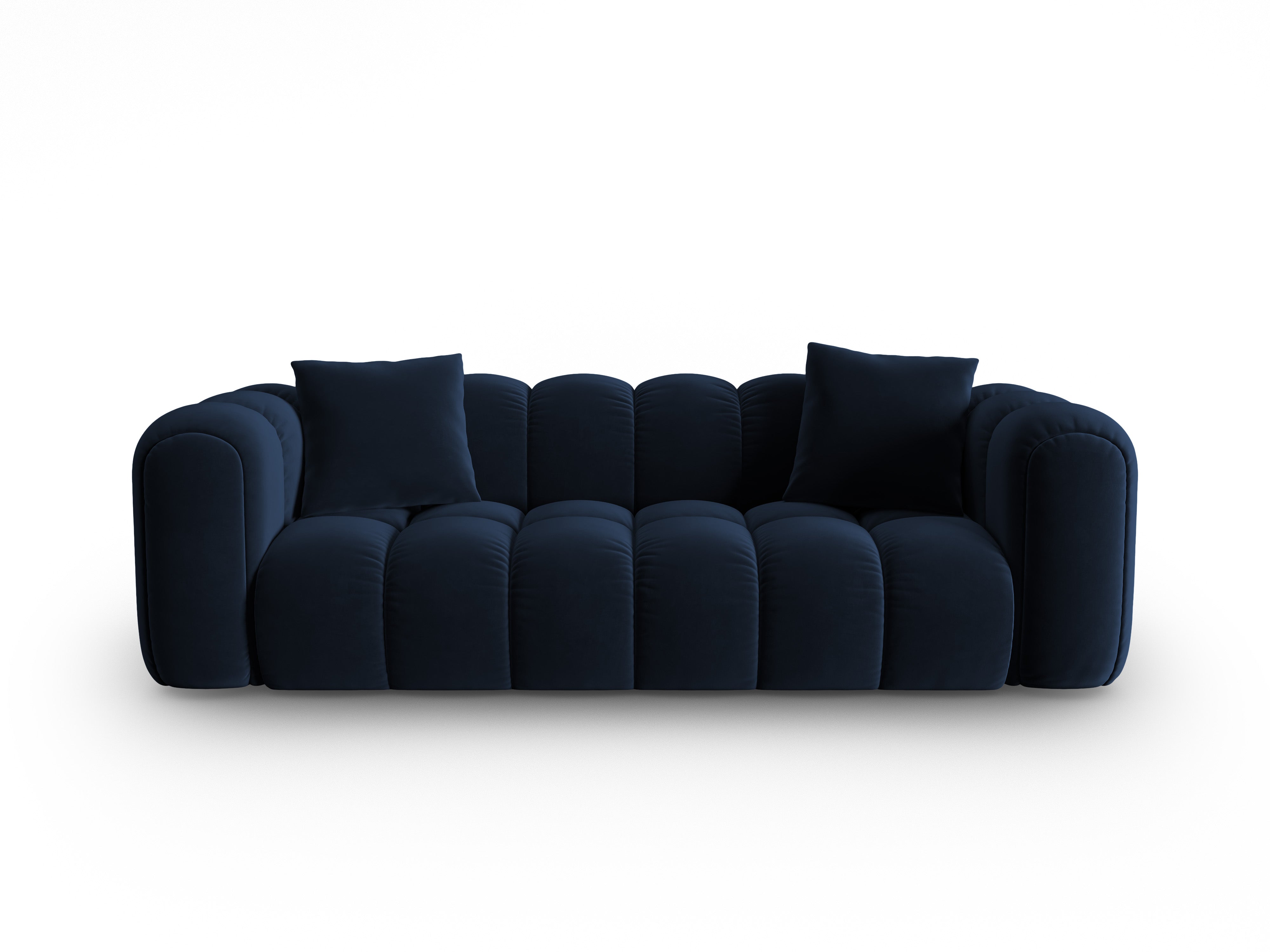 Sofa aksamitna 4-osobowa ASTRO granat królewski