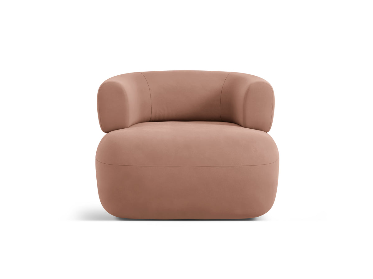 Velvet Armchair ALDRIN Pink