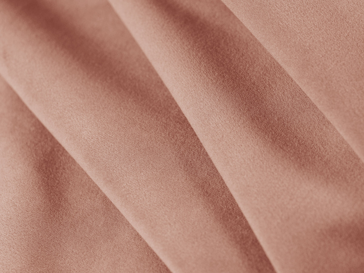 Pink velvet pouf ALDRIN