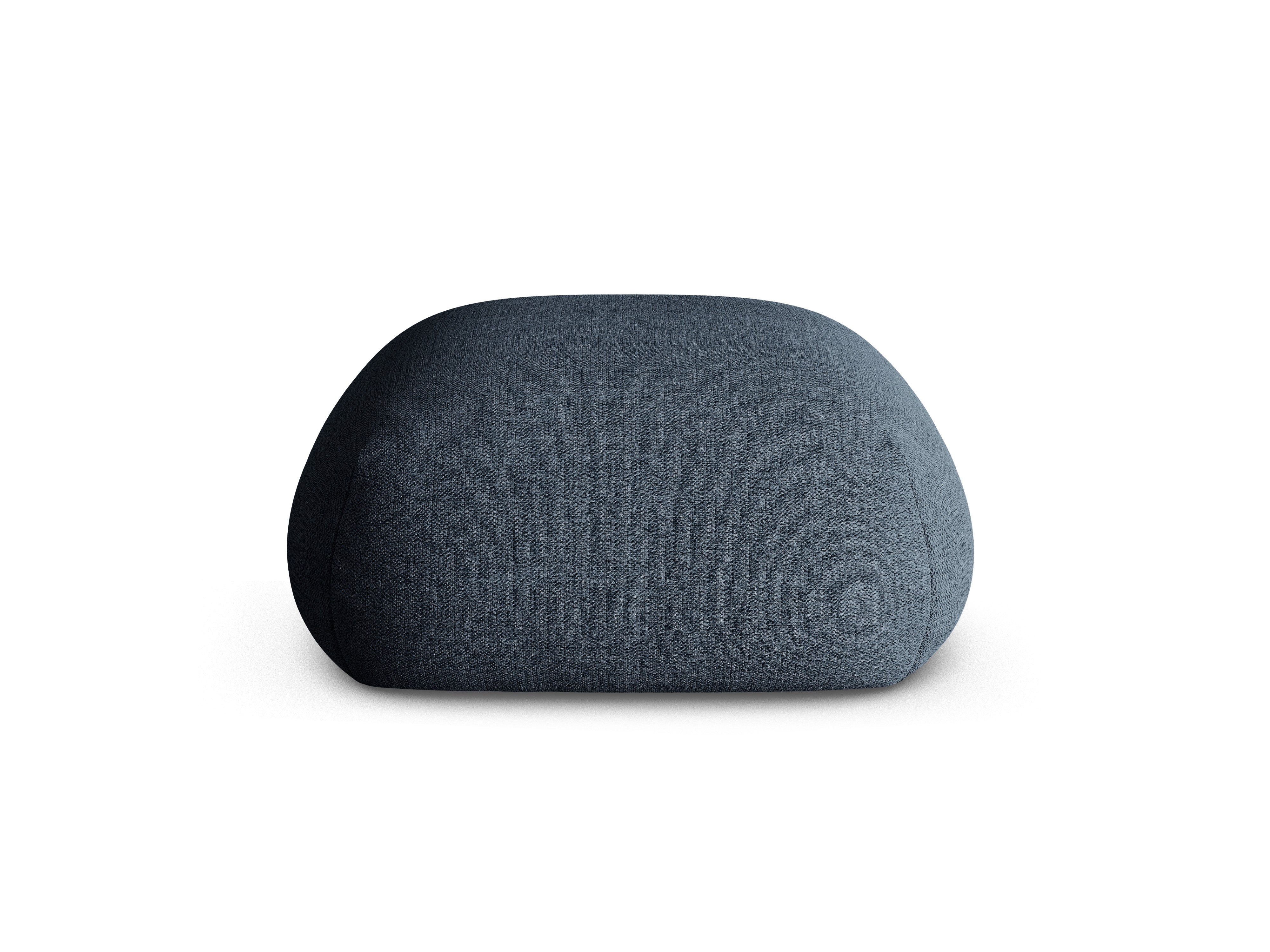 Puf ROGER dunkelblauer Chenille