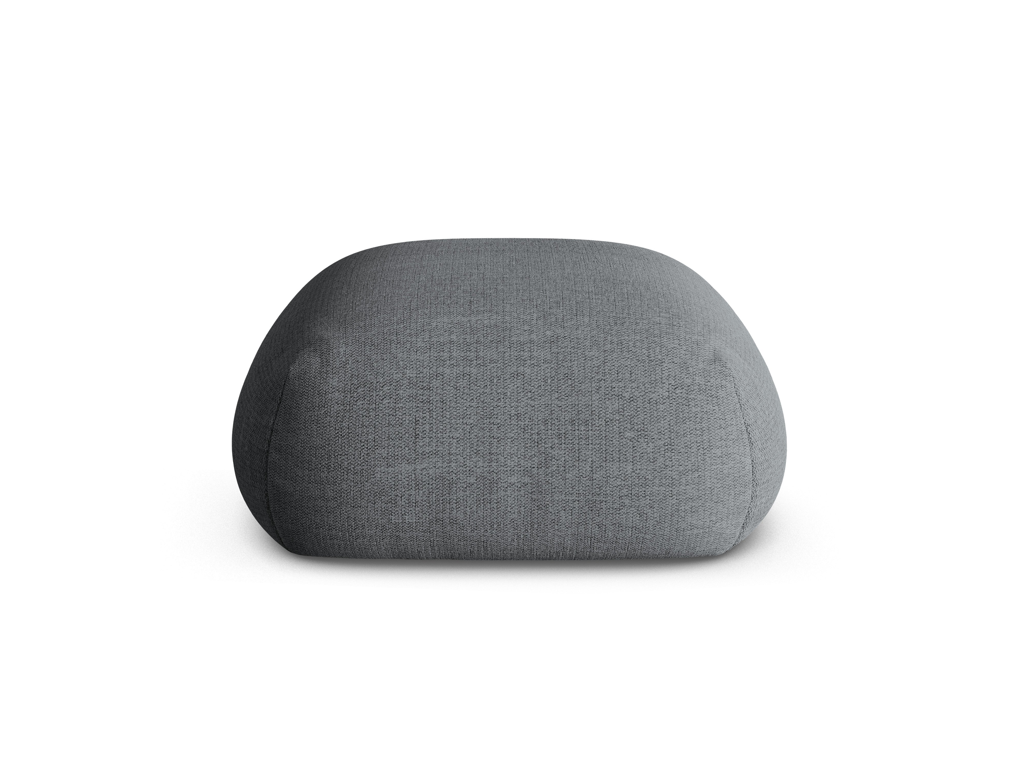 Puf ROGER grauer Chenille