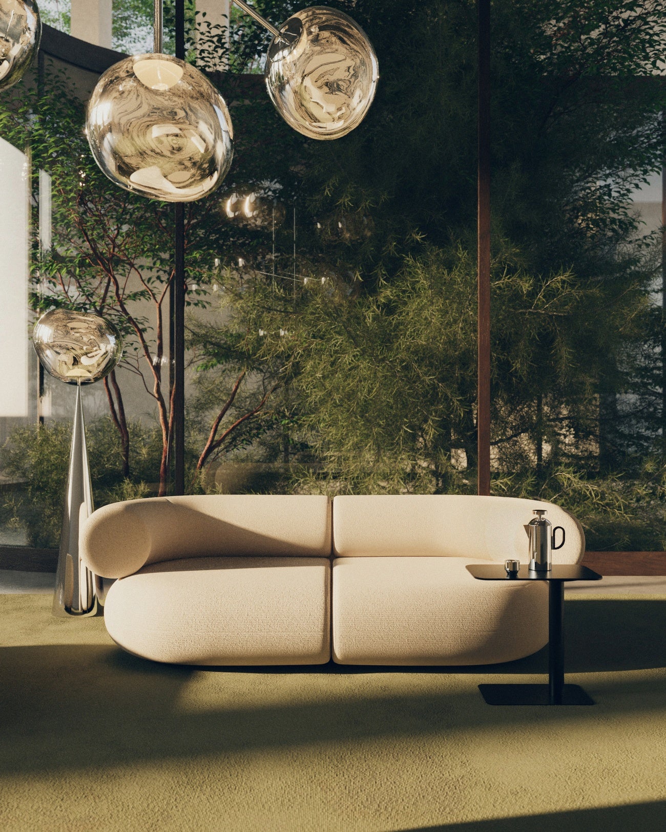 3-module sofa upholstered Fat [Julia] [Amelia SPR]