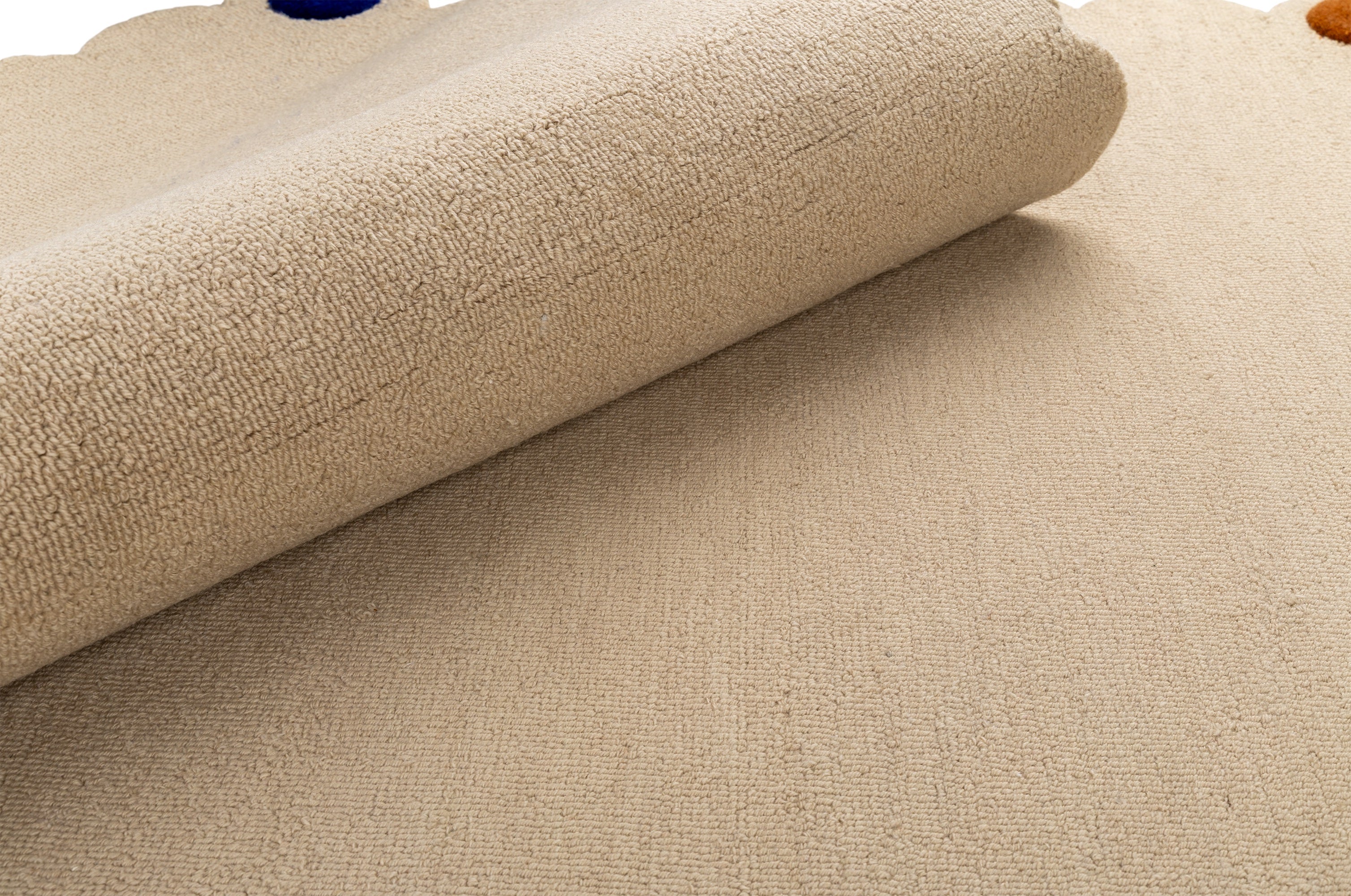WARSAW Beige Rug with Green and Burgundy