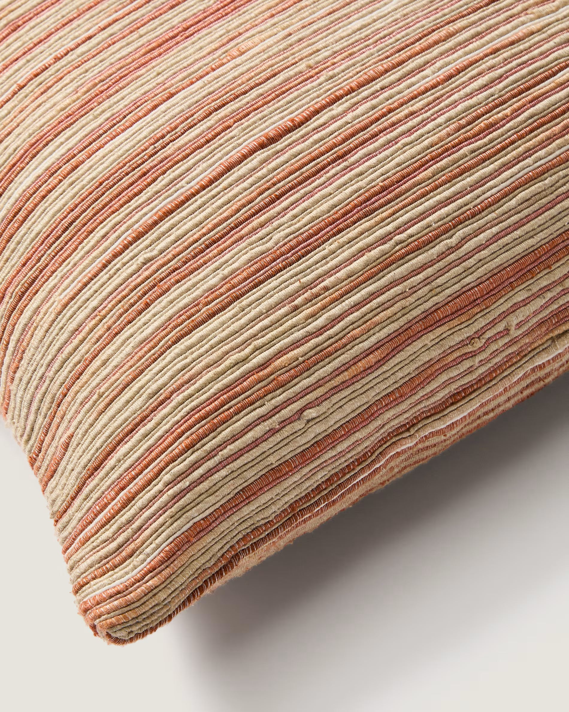 ZILORA Cushion Cover Red with Beige