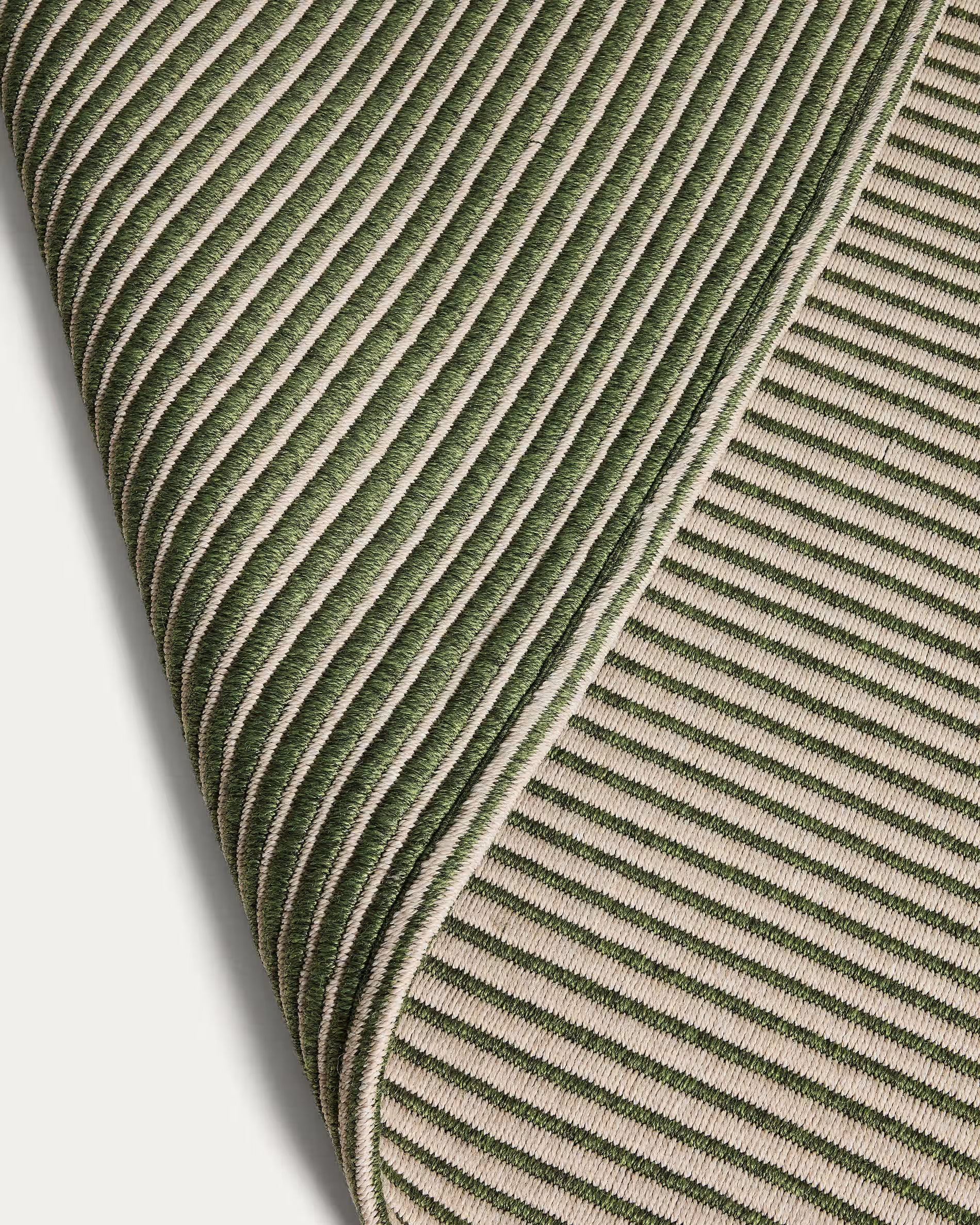ARDELIA Green and Beige Outdoor Rug