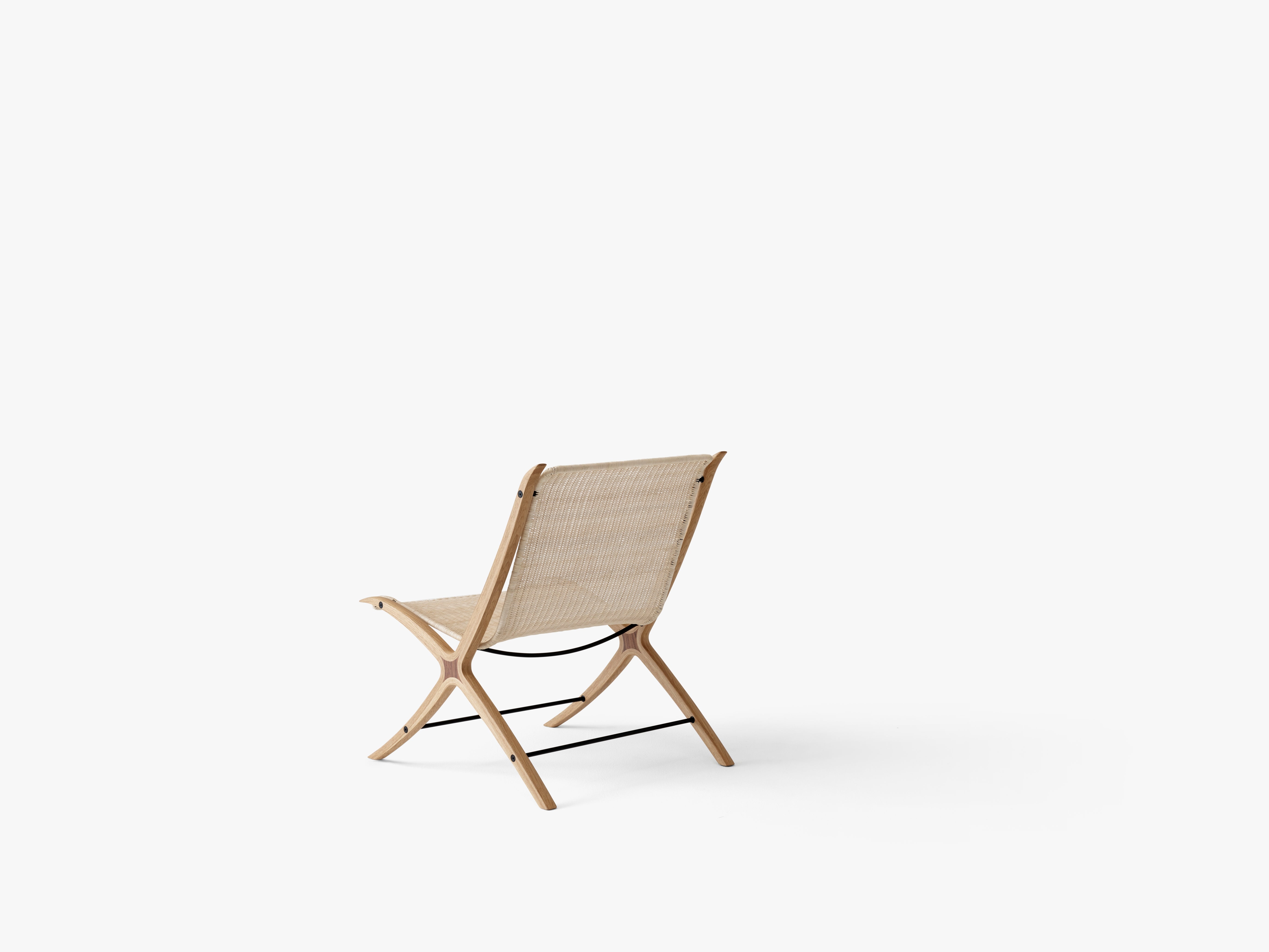 Chair X HM10 rattan seat with wooden base