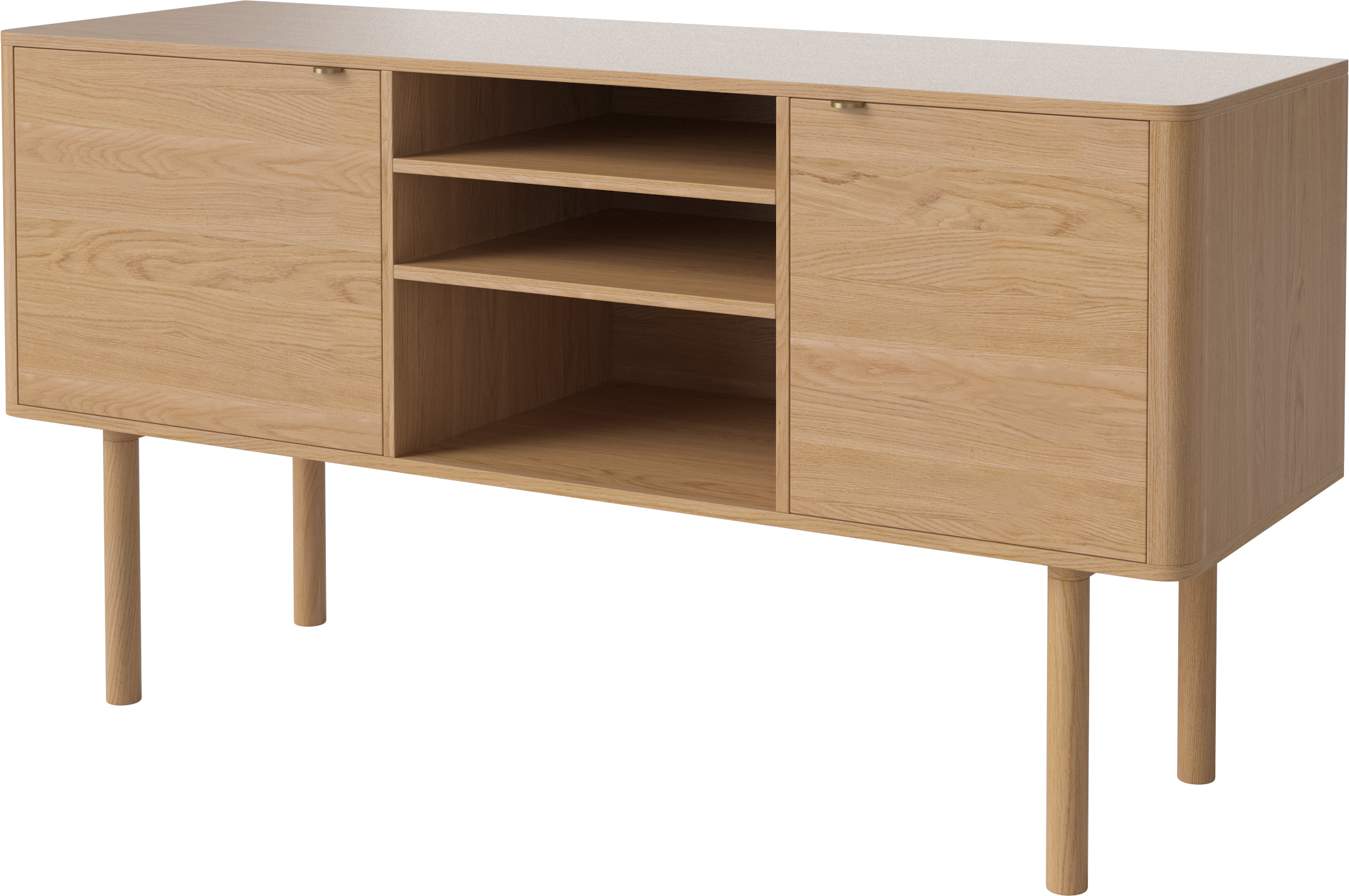 Yacht sideboard oak wood