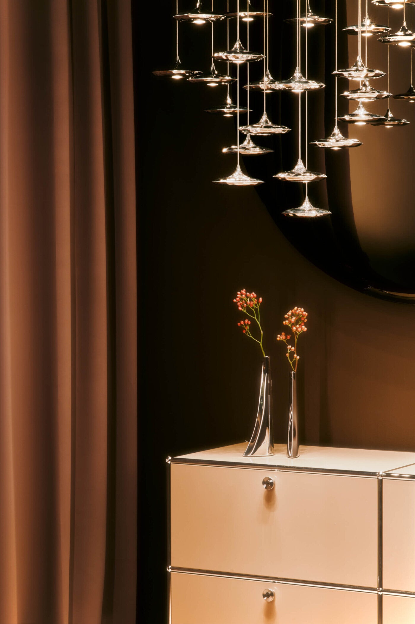 LAMPIN stainless steel pendant lamp set
