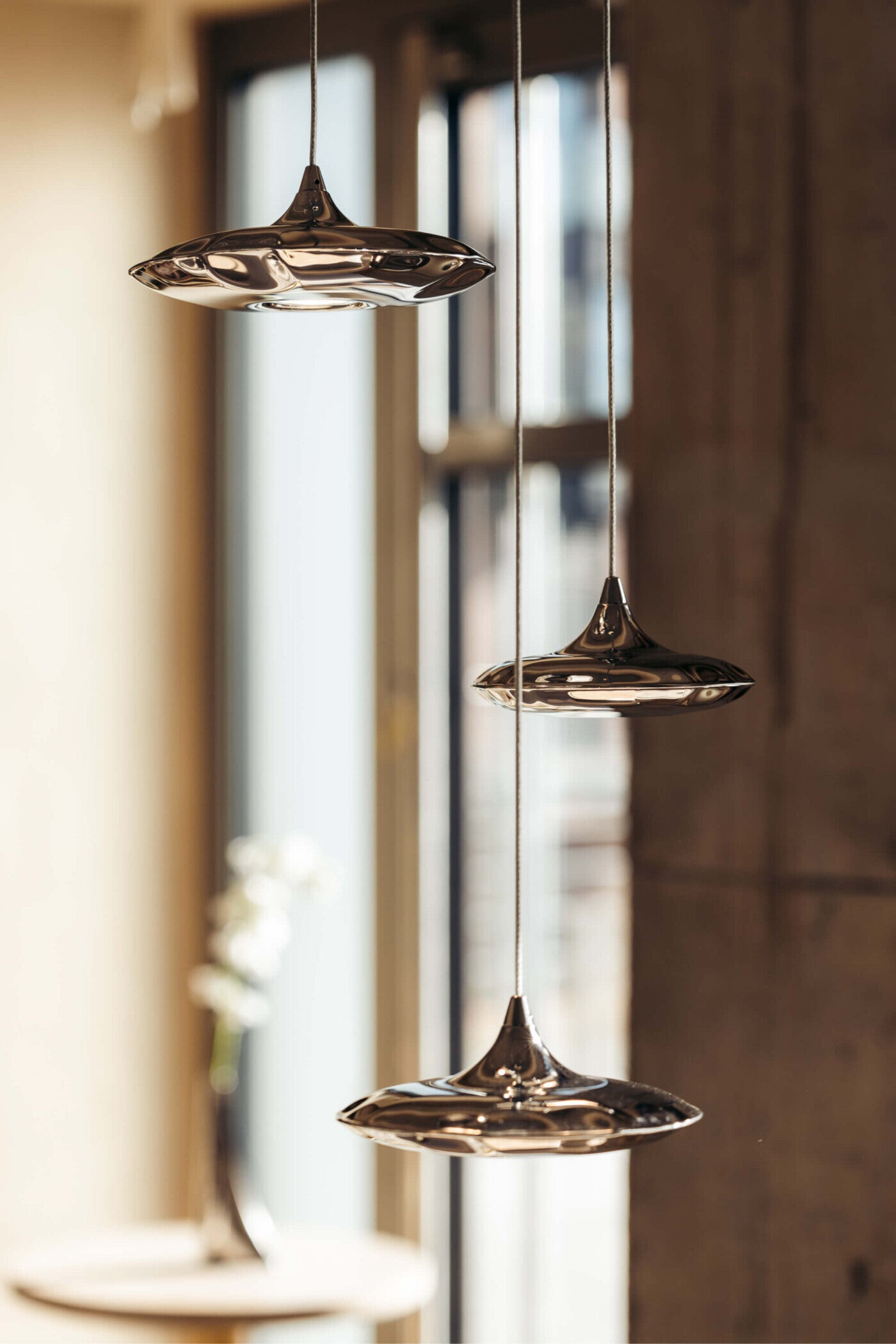LAMPIN stainless steel pendant lamp set