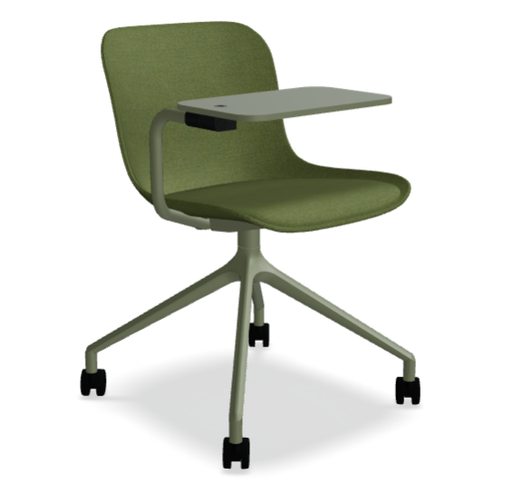 Swivel chair Baltic 2 Classic Aluminum base with wheels to a hard surface