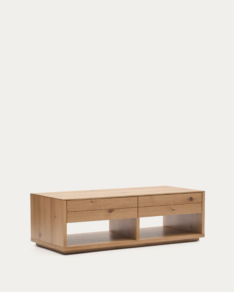 Algumea coffee table oak veneer