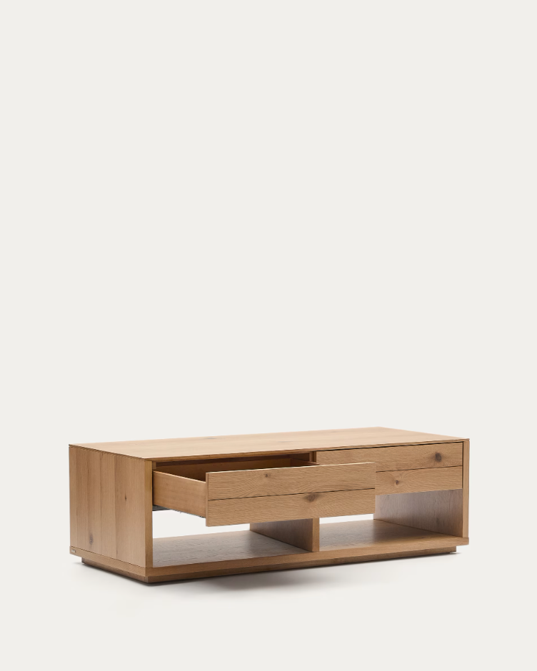 Algumea coffee table oak veneer