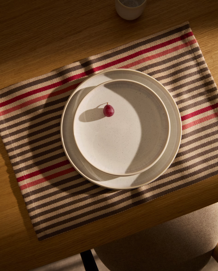 Dessert Plate UILO White Ceramic