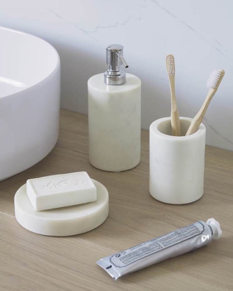 ELENEI Soap Dish White Marble