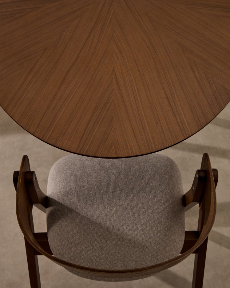 Chair Godia veneer ash with a dark finish