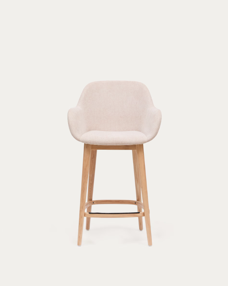 Beige riding chair with ash base