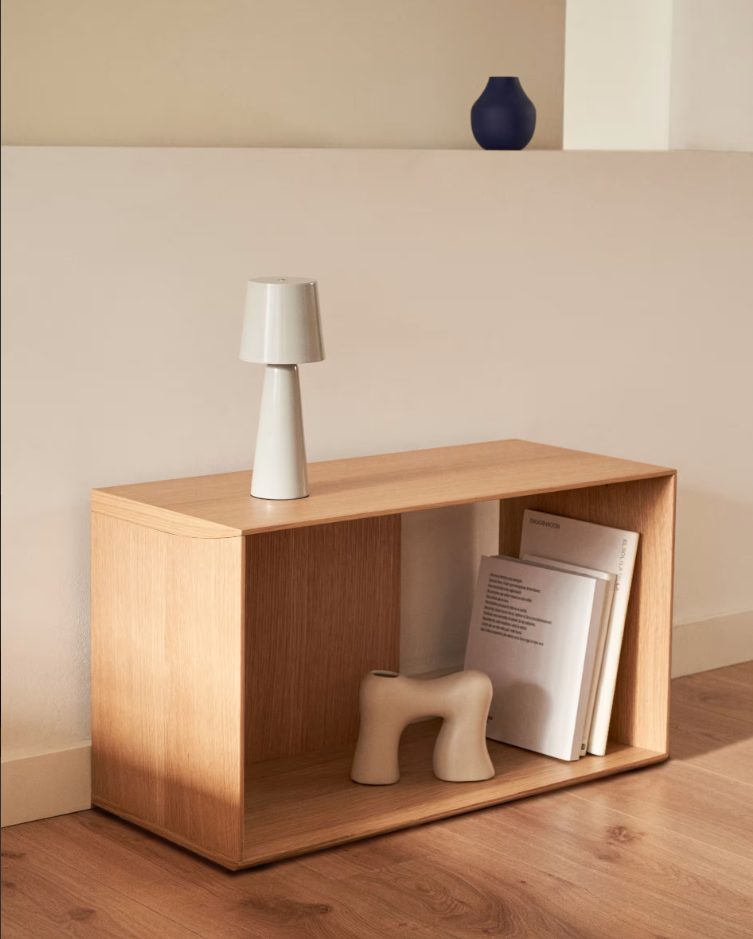 Litto oak veneer shelf module