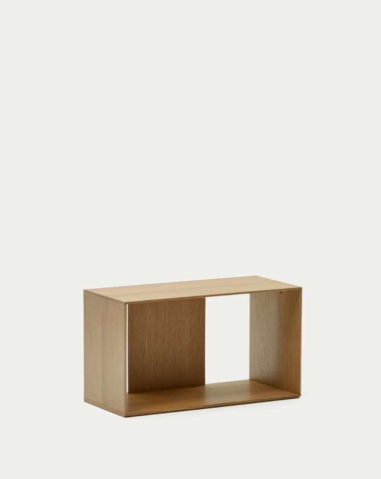 Litto oak veneer shelf module