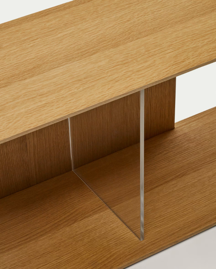 Litto oak veneer shelf module