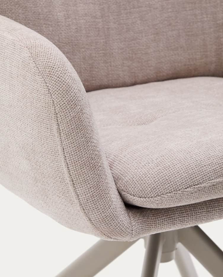 LEXA beige skym rotary chair