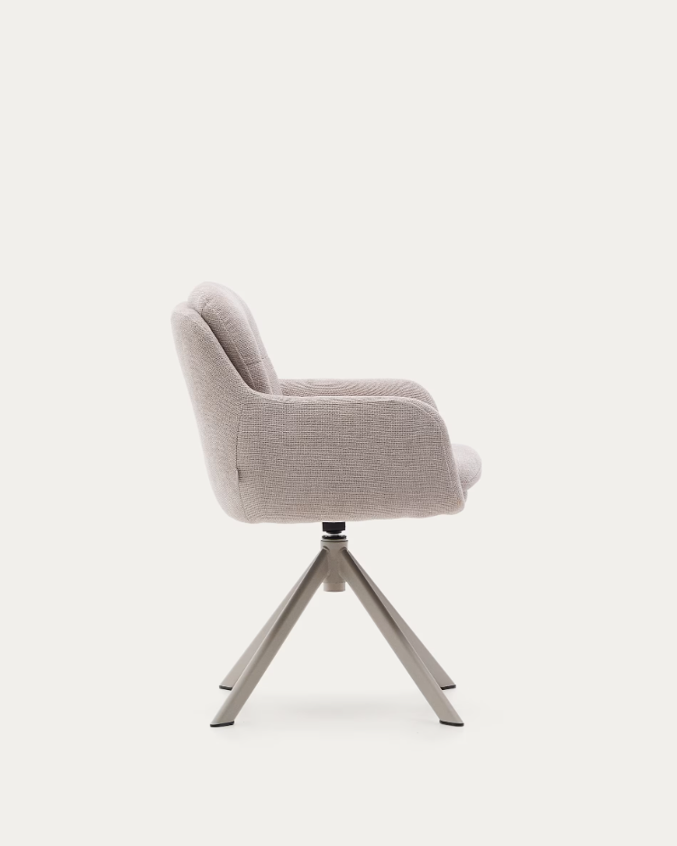 LEXA beige skym rotary chair