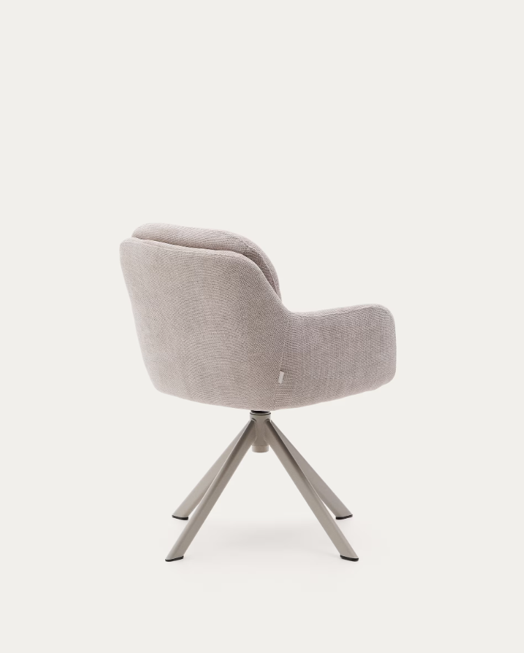 LEXA beige skym rotary chair