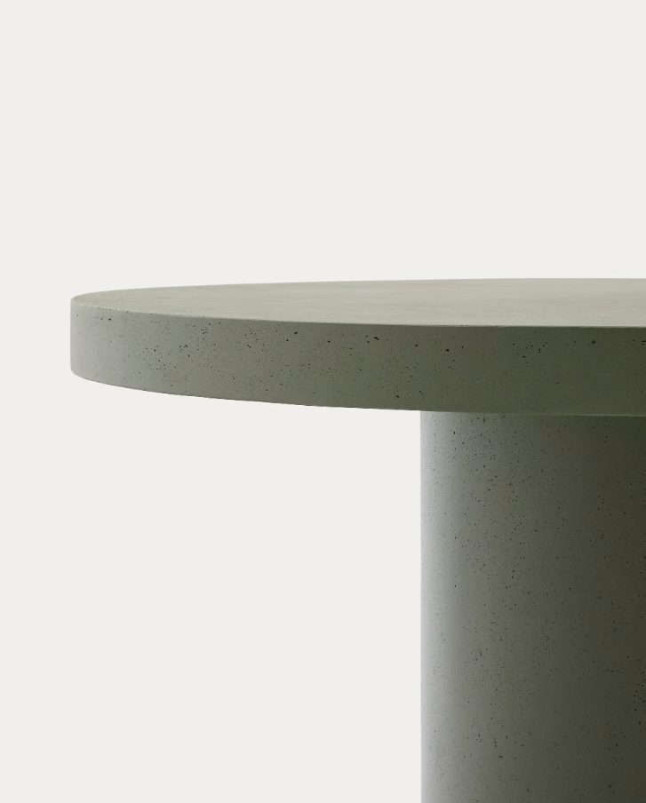 Aigablava garden table green cement