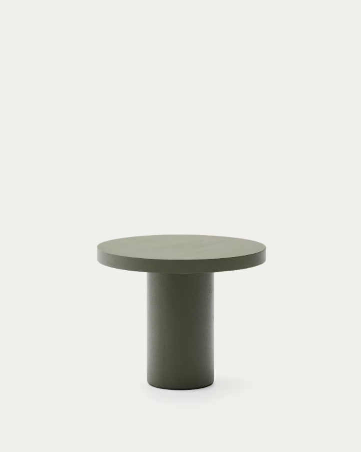 Aigablava garden table green cement