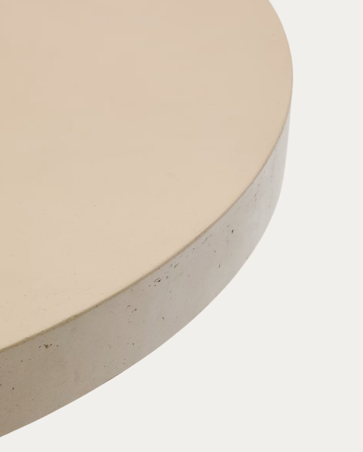 Aigablava garden table beige cement